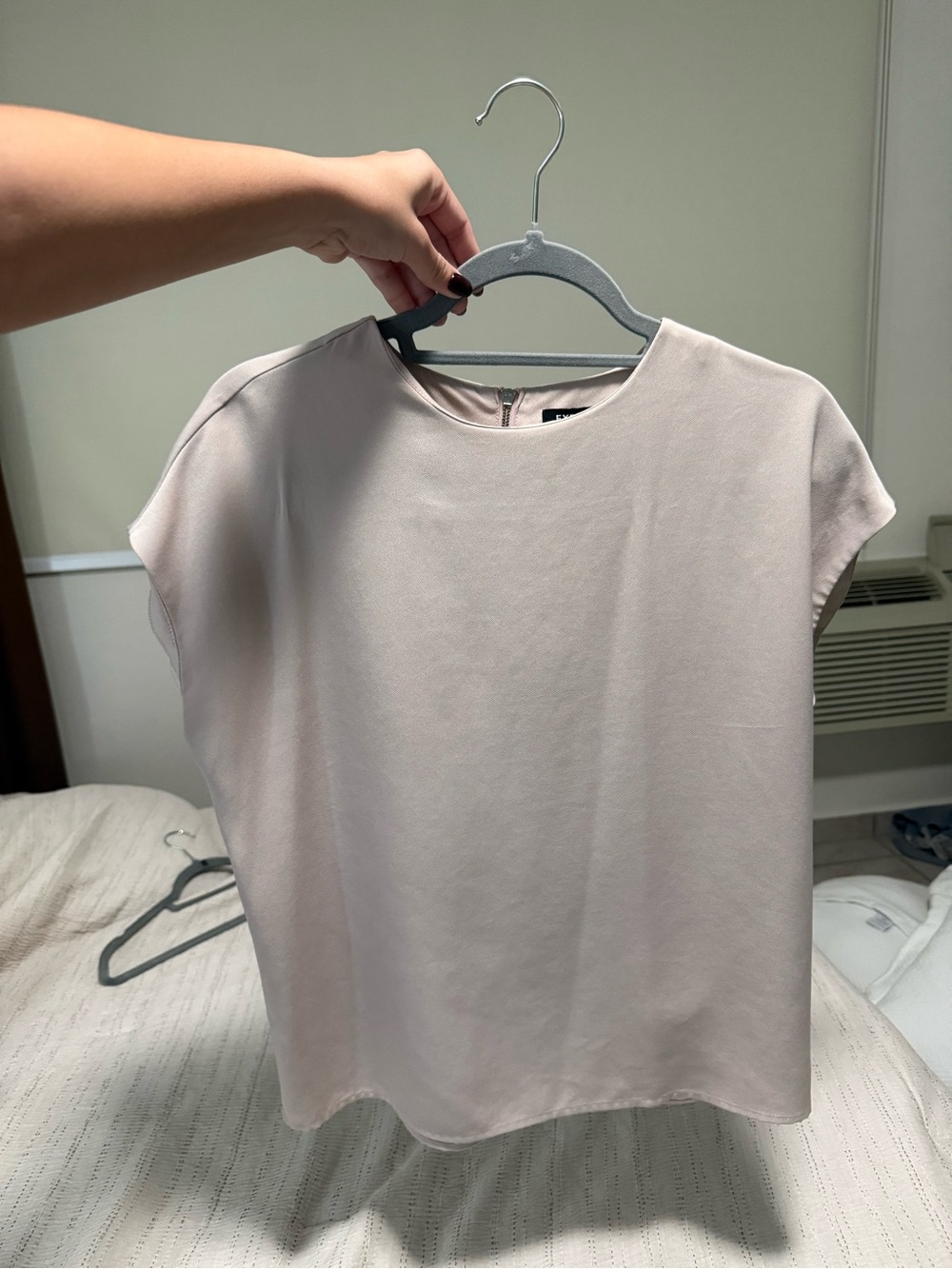 Express Blouse in Pale Blush